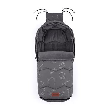 Bilde av Petite&Mars Vognpose - Warmy, Silver Grey