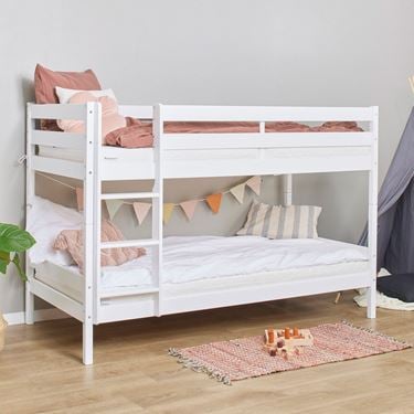 Bilde av Hoppekids Køyeseng, Eco Comfort, 90x200cm, Hvit