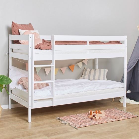 Bilde av Hoppekids Køyeseng, Eco Comfort, 90x200cm, Hvit