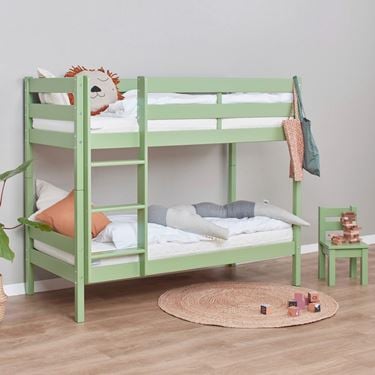 Bilde av Hoppekids Køyeseng, Eco Comfort, 70x160cm, Pale Green