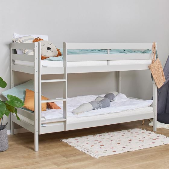 Bilde av Hoppekids Køyeseng, Eco Comfort, 90x200cm, Dove Grey