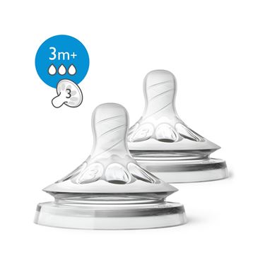 Bilde av Philips Avent Natural Flaskesmokk, 3mnd+