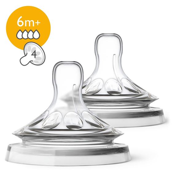 Bilde av UTGÅTT! Philips Avent Natural Flaskesmokk, 6mnd+