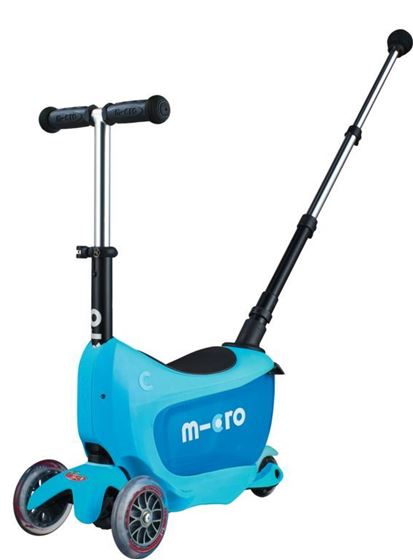Bilde av UTGÅTT! Micro Mini2go Deluxe Plus Sparkesykkel Barn, Blå