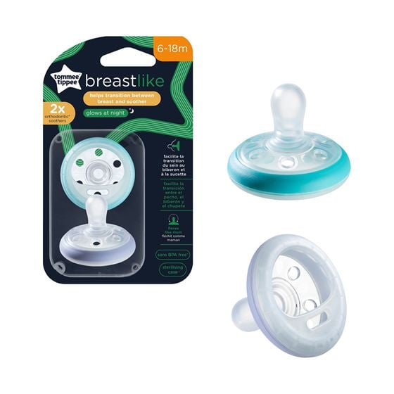 Bilde av UTGÅTT! Tommee Tippee Breast-Like Narresmokk, 6-18mnd.