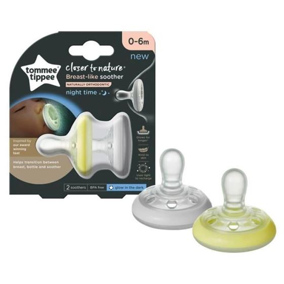 Bilde av UTGÅTT! Tommee Tippee Breast-Like Narresmokk, 0-6mnd. Grønn