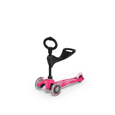 Bilde av Micro Mini 3in1 Deluxe Sparkesykkel med sete, Pink