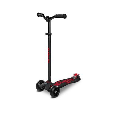 Bilde av Micro Maxi Deluxe Pro, Black/Red Sparkesykkel
