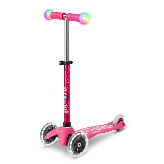 Bilde av Micro Mini Deluxe LED Sparkesykkel, Magic Pink