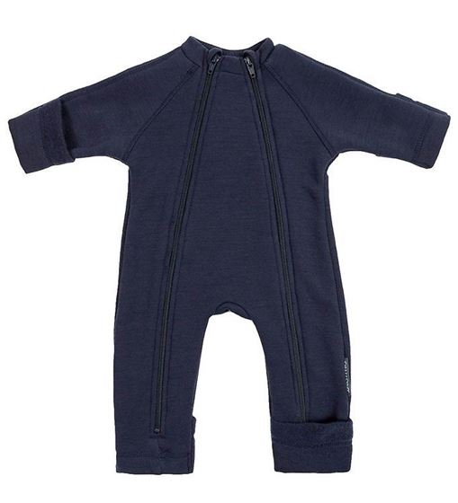 Bilde av UTGÅTT! Smallstuff Jumpsuit - Barn - Ull - Navy