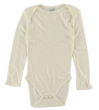 Bilde av Smallstuff Ullbody Baby - Off White