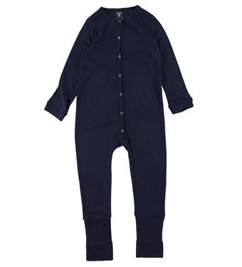 Bilde av Smallstuff Pysjamas Ull Barn - Navy