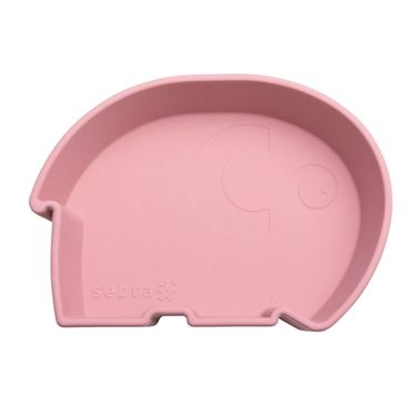 Bilde av Sebra Barneskål, Silikon, Vintage Rose