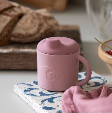 Bilde av Sebra Barnekopp, Blossom Pink Silikonkopp