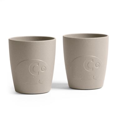 Bilde av Sebra Barnekopp, MUMS, 2stk Jetty Beige