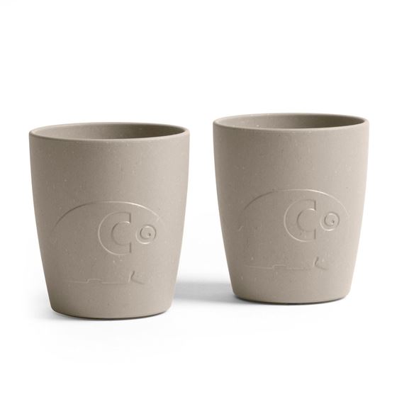 Bilde av Sebra Barnekopp, MUMS, 2stk Jetty Beige