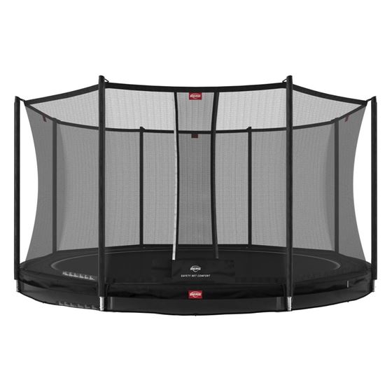 Bilde av BERG Favorit Inground Trampoline inkl. sikkerhetsnett. 380cm, Sort