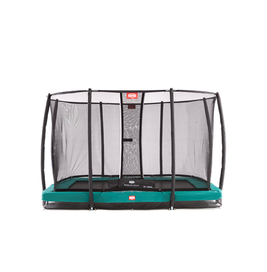 Bilde av BERG Ultim Champion Inground Trampoline inkl. deluxe sikkerhetsnett. 330x220cm Grønn