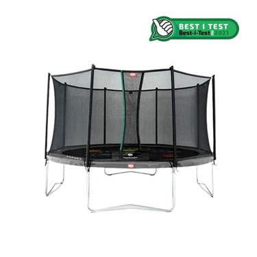 Bilde av BERG Favorit Trampoline inkl. sikkerhetsnett. 430cm, Grå (Levels)