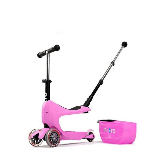 Bilde av UTGÅTT! Micro Mini2go Deluxe Plus Sparkesykkel Barn, Rosa