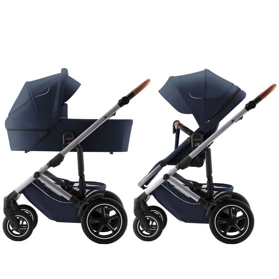 Bilde av UTGÅTT! Britax Smile 5Z Barnevogn Duovogn - Classic Night Blue
