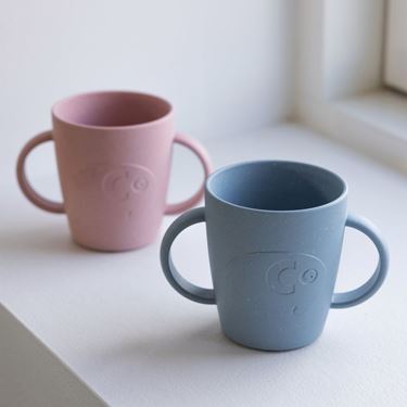 Bilde av Sebra Barnekopp med Håndtak, MUMS, Powder Blue