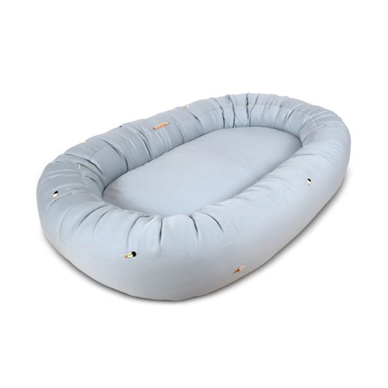 Bilde av UTGÅTT! Filibabba Babynest - Pearl Blue