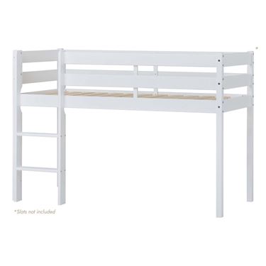 Bilde av Hoppekids Halvhøy Seng, Basic, 70x160cm, Hvit