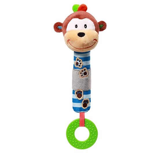 Bilde av UTGÅTT! BABYONO Babyrangle: Squeaky Toy - Ape