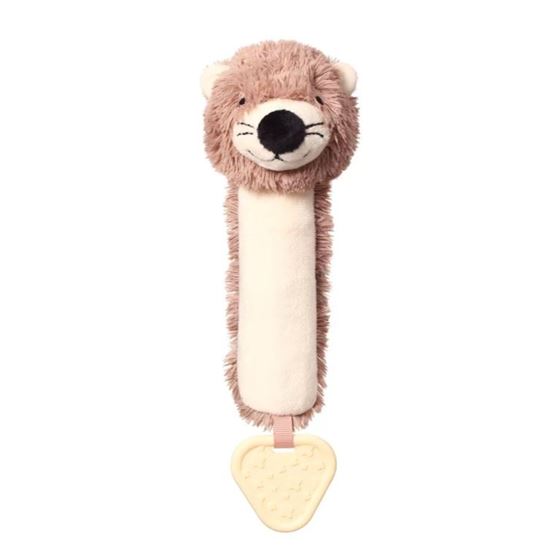 Bilde av UTGÅTT! BABYONO Babyrangle: Squeaky toy med bitering - Oter