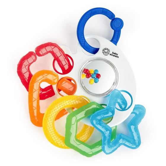 Bilde av UTGÅTT! Baby Einstein Biteringer og Rangle - Shake, Rattle & Soothe