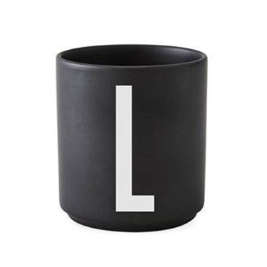 Bilde av Design Letters Porselenskopp, Sort, L