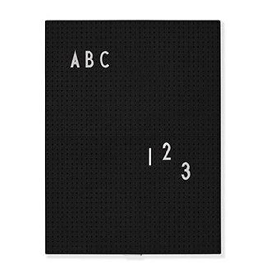 Bilde av Design Letters Oppslagstavle Sort A4