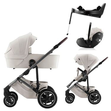 Bilde av Britax Smile 5Z Barnevogn med Bilstol Baby-Safe Pro og base - Lux Soft Taupe