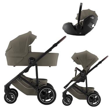 Bilde av Britax Smile 5Z Barnevogn med Bilstol Baby-Safe Pro - Lux Urban Olive