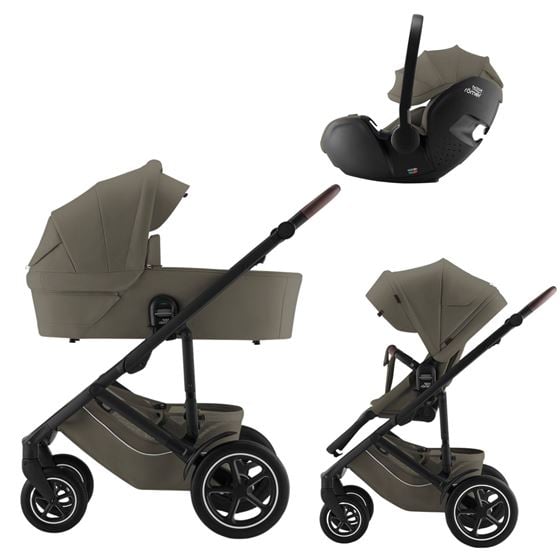 Bilde av Britax Smile 5Z Barnevogn med Bilstol Baby-Safe Pro - Lux Urban Olive