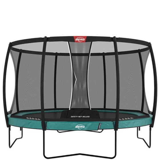 Bilde av UTGÅTT! BERG Champion Trampoline inkl. deluxe sikkerhetsnett. 430cm, Grønn