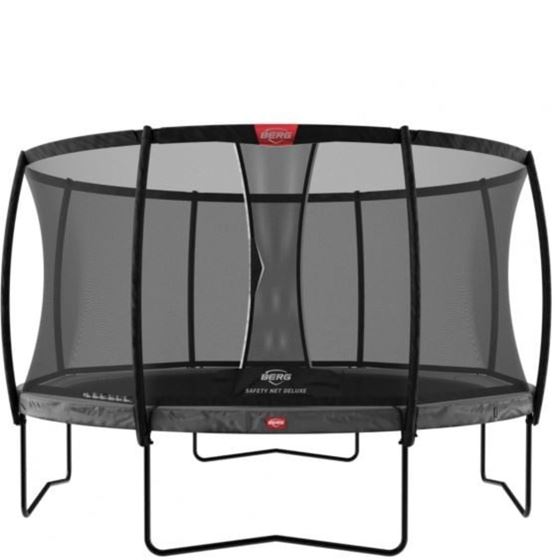 Bilde av UTGÅTT! BERG Champion Trampoline inkl. deluxe sikkerhetsnett. 430cm, Grå