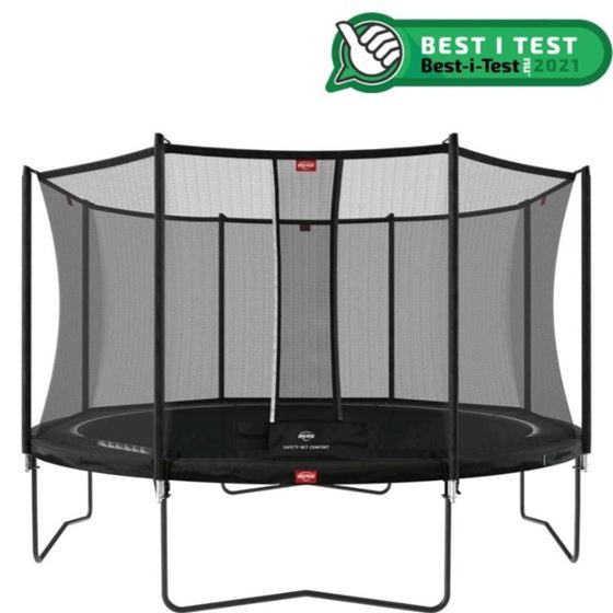 Bilde av UTGÅTT! BERG Favorit Trampoline inkl. sikkerhetsnett. 430cm, Sort