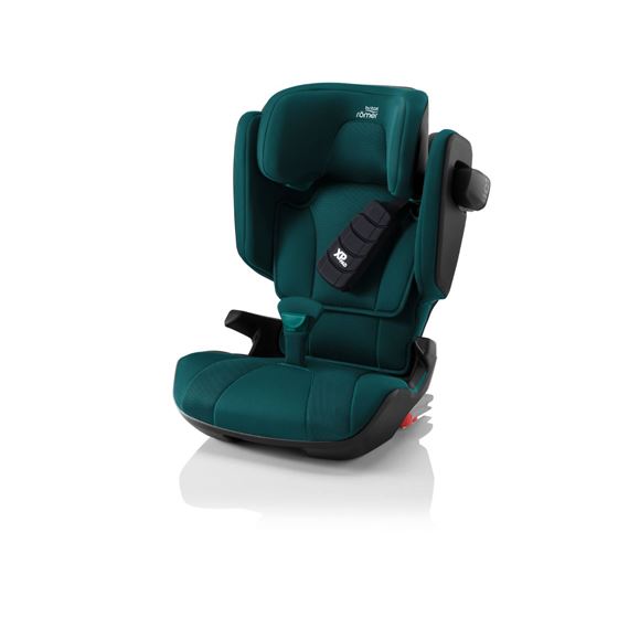 Bilde av UTGÅTT! Britax KIDFIX i-Size Beltestol, Atlantic Green    (Demo, ny stol, stygg emballasje)