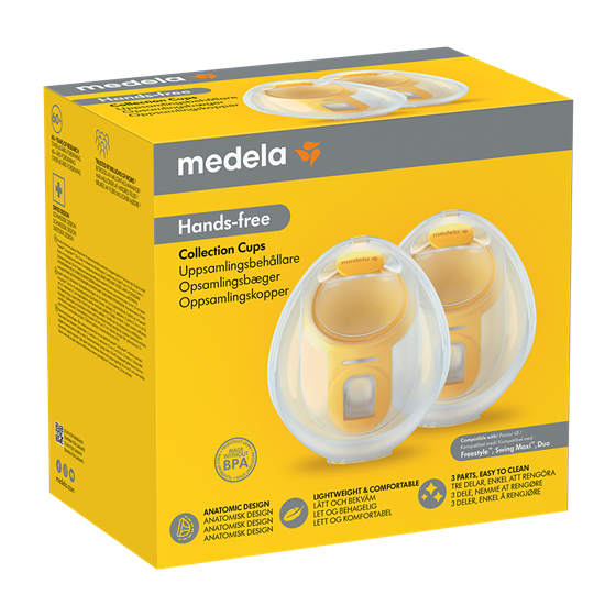 Bilde av UTGÅTT! Medela Oppsamlingskopper til Medela Hands-Free brystpumper