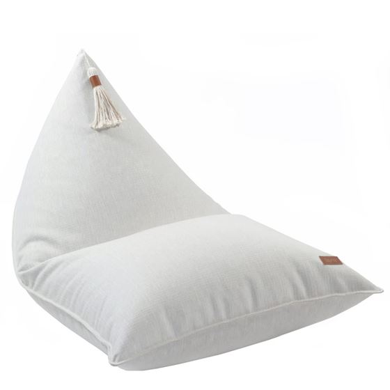 Bilde av UTGÅTT! Fayne Beanbag, Stor, Ecru - med Tassel
