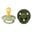 Bilde av Bibs Smokker, 2stk Colour, Sage / Hunter Green, Latex - Size 2