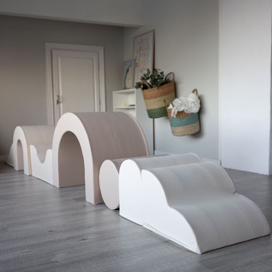 Bilde av Sagababy Soft Play Motorikkbane XL Lux, Rainbow Kunstskinn