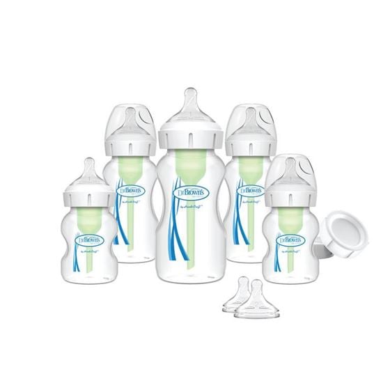 Bilde av Dr. Browns Newborn Startsett - 5stk Options+ Tåteflasker