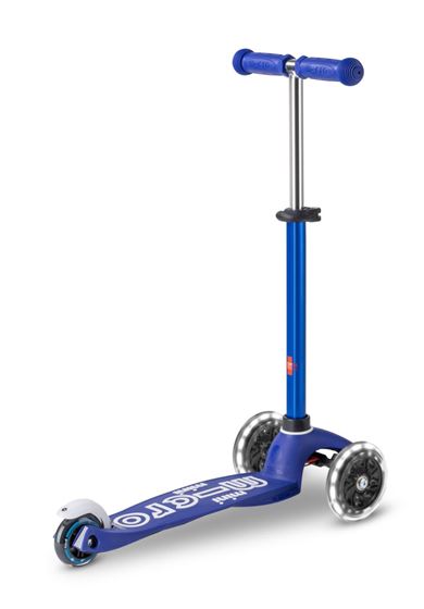 Bilde av Micro Mini Deluxe LED Sparkesykkel Barn, Blue/White