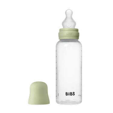 Bilde av Bibs Tåteflaske, 270ml, Medium Flow Silikonsmokk, Sage