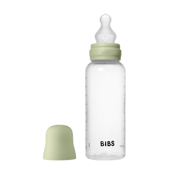 Bilde av Bibs Tåteflaske, 270ml, Medium Flow Silikonsmokk, Sage