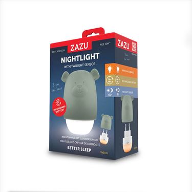 Bilde av ZAZU Nattlampe Barn - Benny, Grønn