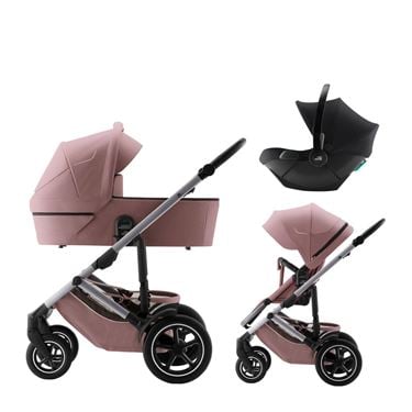 Bilde av Britax Smile 5Z Barnevogn med Bilstol Baby-Safe Core - Classic Dusty Rose